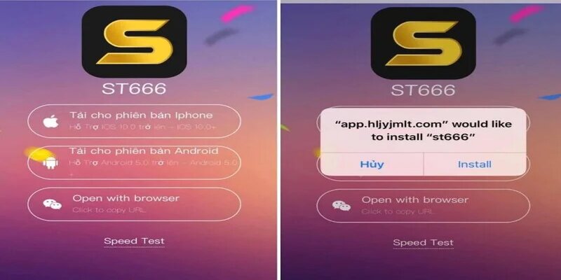Cách tải app ST666 cho người dùng IOS