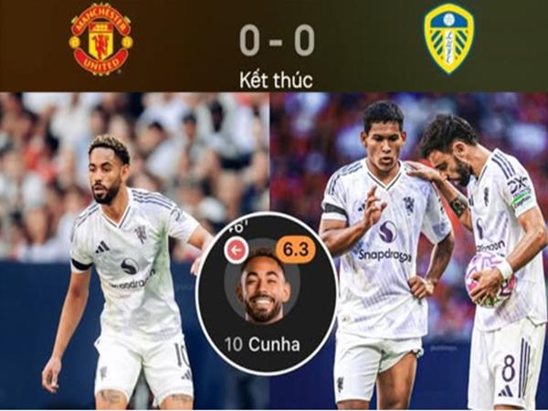 Leeds cũng có cơ hội, nhưng không tận dụng